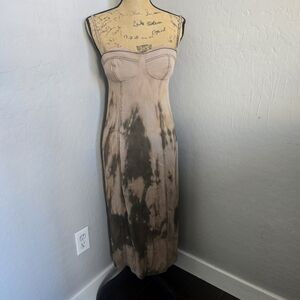 J.Crew Collection Tie Dye Cocktail Midi Dress size 2